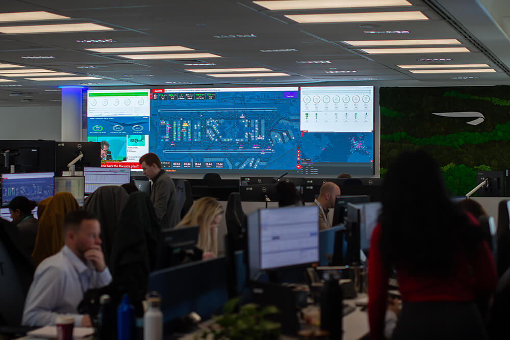 Flo.w deployed at British Airways' Integrated Operations Centre at Heathrow