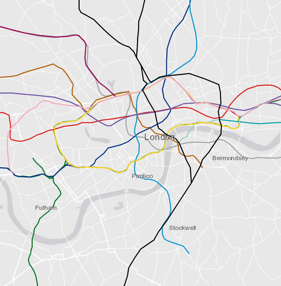 London Underground Lines data pack