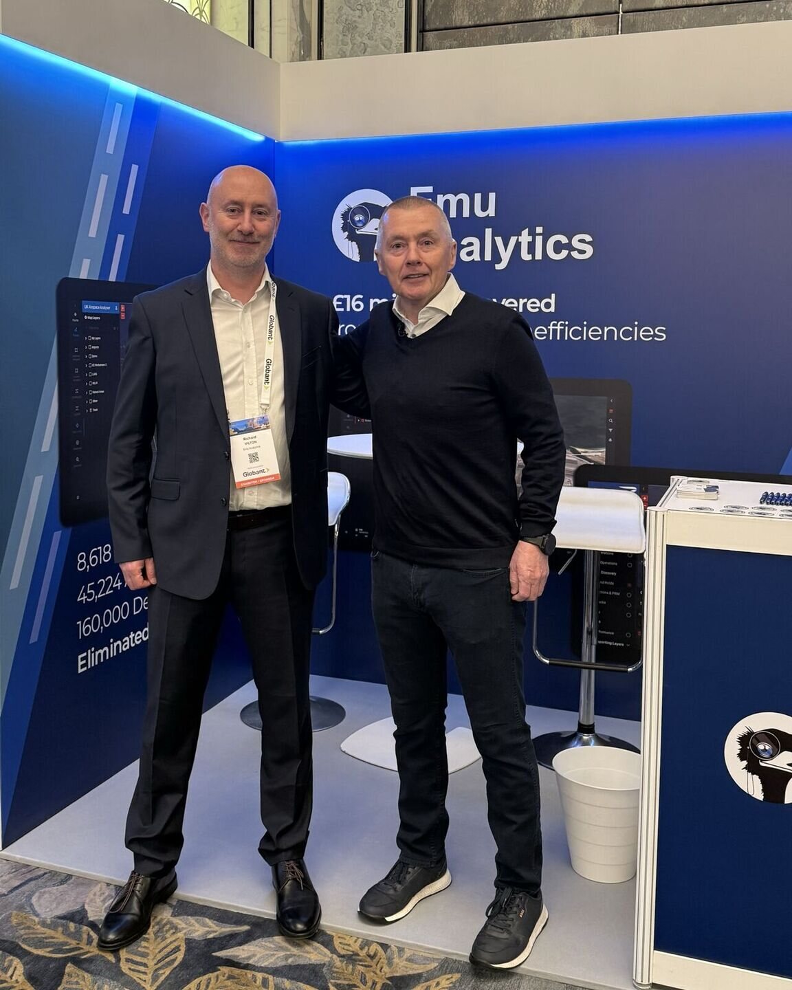 Richard Vilton and Willie Walsh at IATA World Data Symposium 2026